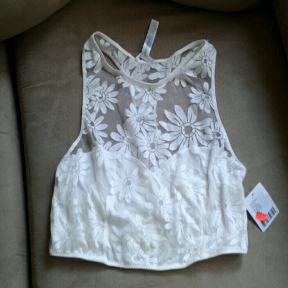 Daisy print bra top